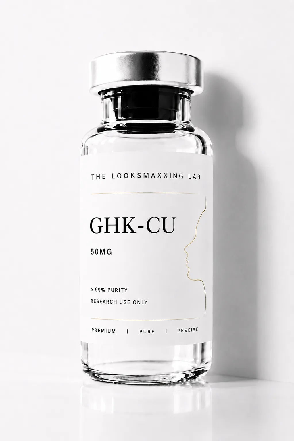 GHK-CU research peptide vial